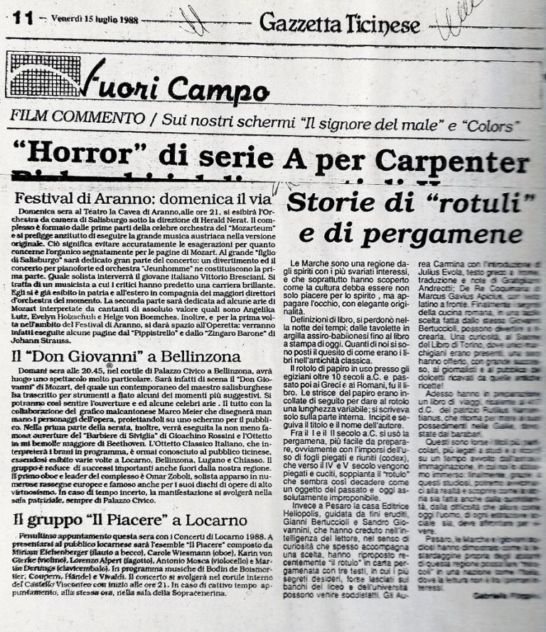 5 Gazzetta Ticinese Venerd 15 Luglio 1988 1