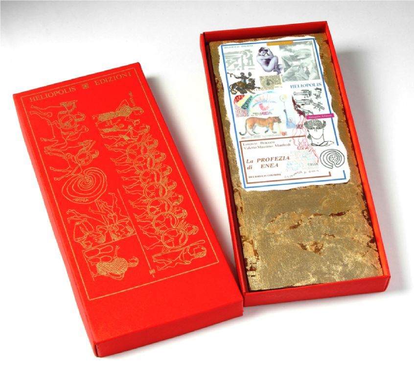 scatolina in cartoncino rosso con incisione in oro per tavoletta oro 1